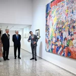 Қазақстан президенті Бельгия Королі және Патшайымымен бірге Ұлттық музейді аралады