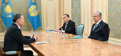 Глава государства принял постоянного представителя Казахстана при ООН
