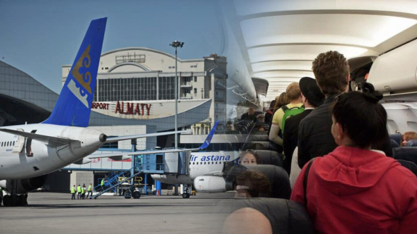 В Air Astana объяснили, почему пассажиров не выпускали из самолета в Алматы